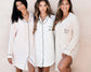 Bridesmaid Shirts Bridal Cotton Sleep Shirts Sleep Shirt Customized Your Name Sleep Shirts