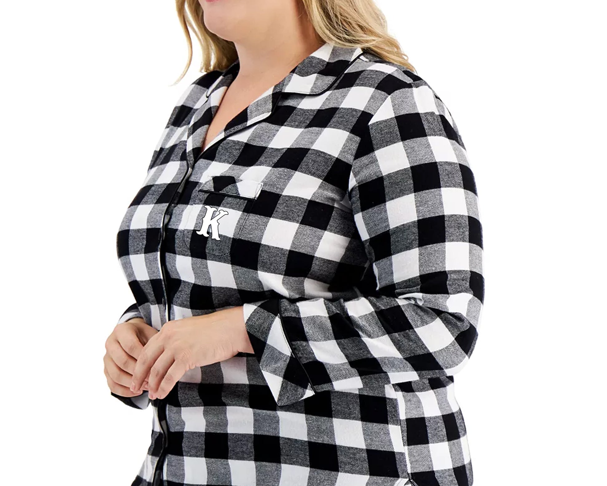 Women’s Sleepwear Warm Cotton Flannel Pajama Pajama Set Loungewear