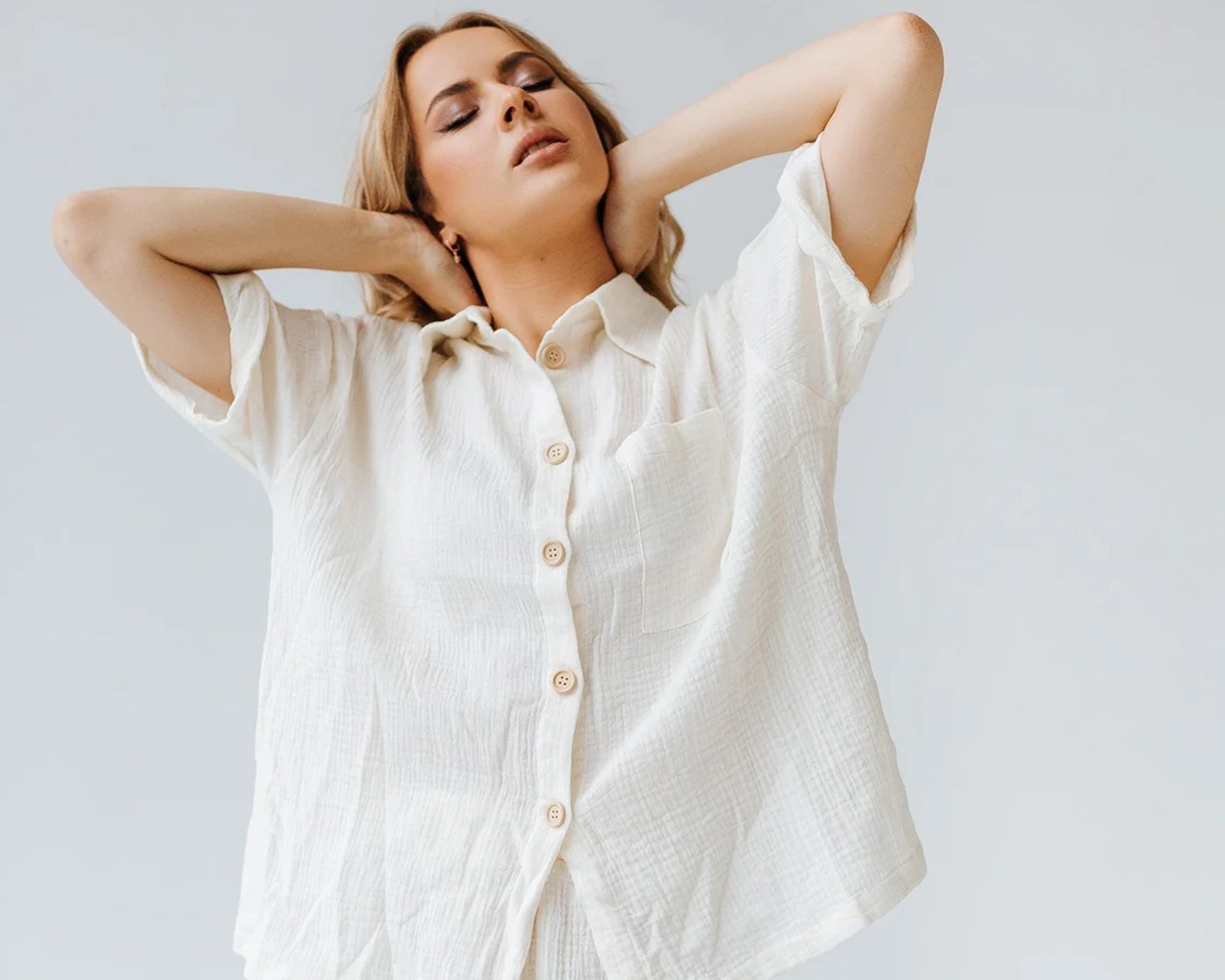 Muslin Loungewear   Muslin Pajamas  Cotton Pjs   Muslin Pajama Set  Handmade pajamas Gift for Brides 