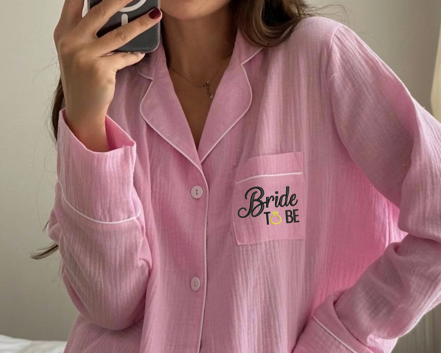 Muslin Pajama set  loungewear  cotton pyjama Gift for Bridals Bridesmaid pjs  Brides party PJS  Shot Pajamas short set 