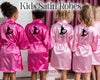 Party Robes Kids Robe Birthday Party Robes Robes Set Gift Set  Satin Robe