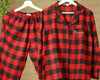 Christmas Pjs Flannel Pjs Bridesmaid Pajama Matching Pajama Set Bridesmaid Gift Bridal Party Gift Christmas Gift 