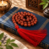 Red Jasper Mala Prayer Beads with Tassel 1