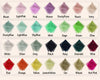 Color swatch chart with various color names