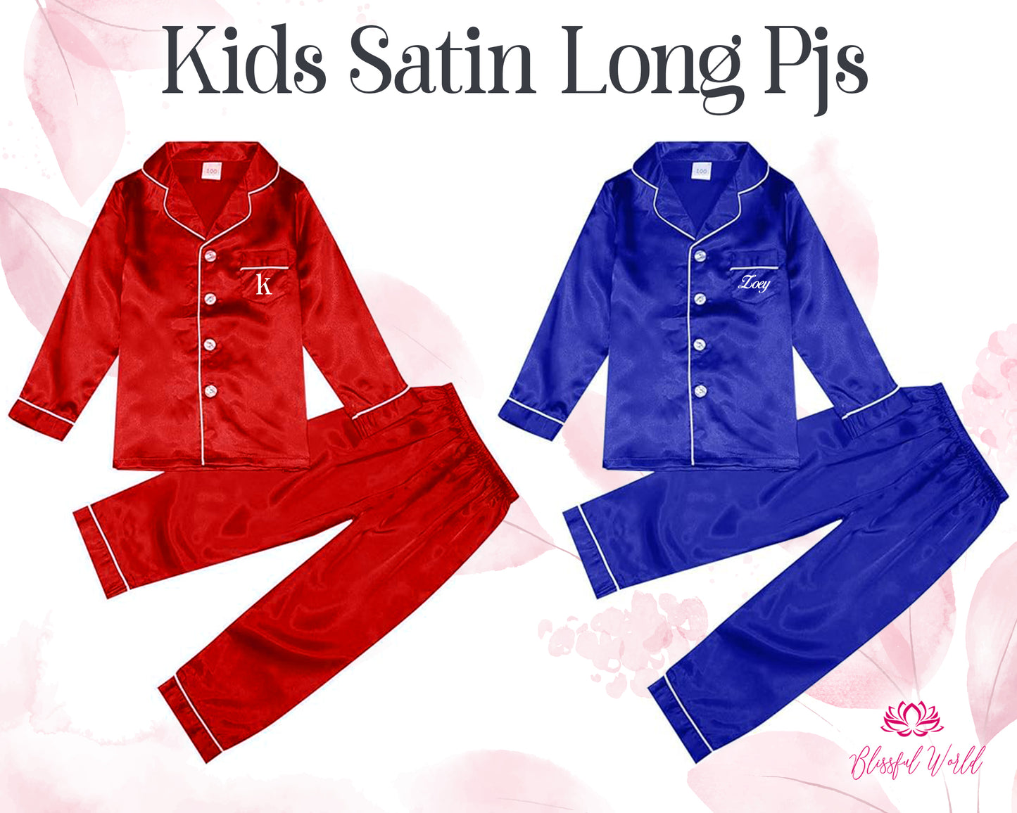 Kids-Satin-Long-Pajama-Usa