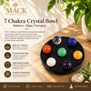 Seven Chakra Crystal Healing Stone Sphere Set with Display Tray functionality