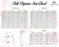 Satin-size-chart-pajama-Usa