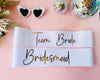 Custom Sash Customized Sash Bridal Gift Usa