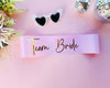 Bride Squad Sash Wedding Sash Custom wedding sash Usa