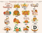 Personalized Thanksgiving Pumpkin Embroidery Wreath Sash