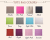 Tote Bags Color Chart Guide USA Blissful World 