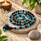 Turquoise and Lava Stone Mala Prayer Beads with Tassel 3