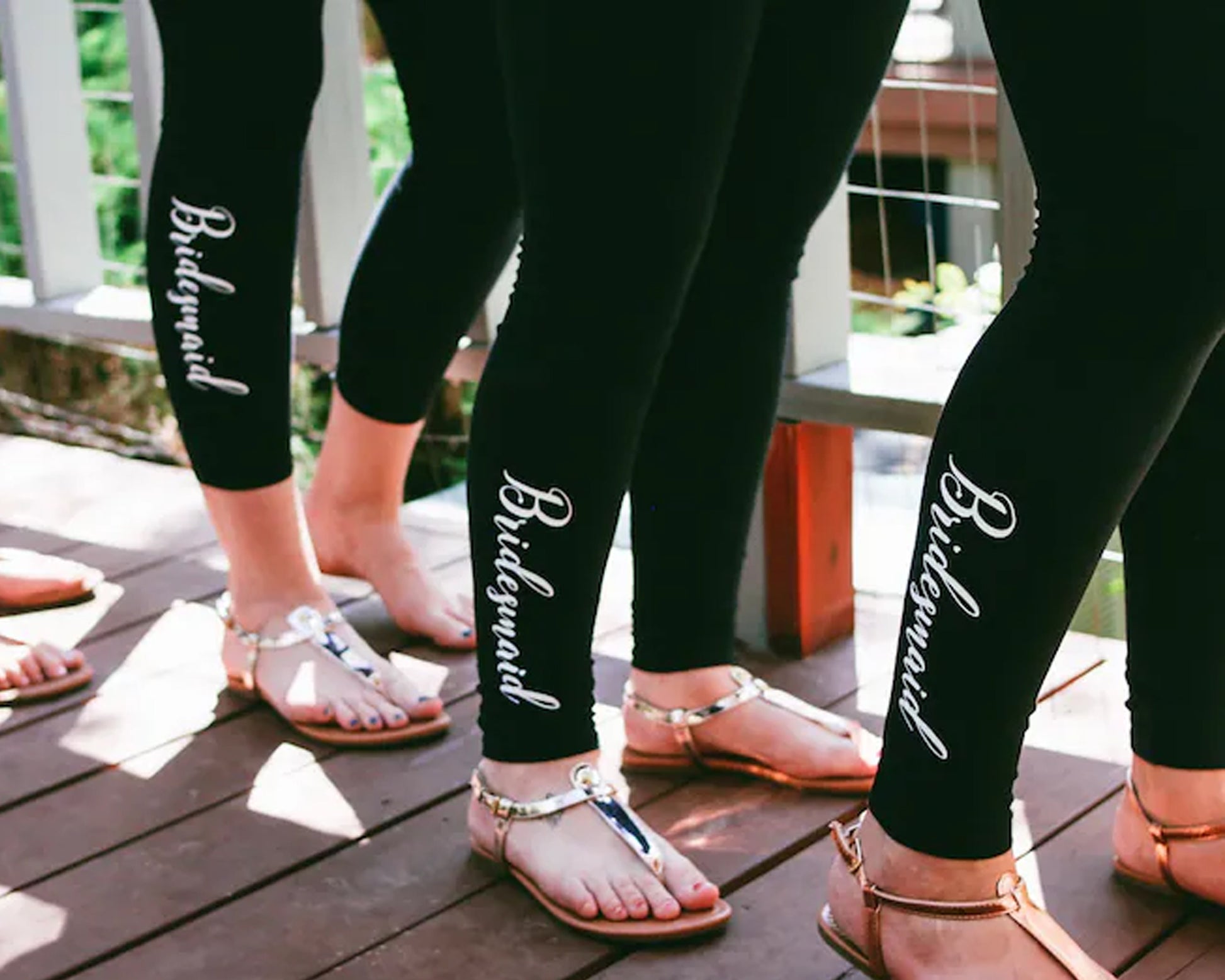 BRIDAL PARTY Bride Leggings Bridesmaid Leggings Yoga Bachelorette Leggings Bride to Be Outfit Bride Gift Ideas Leggings Christmas Gifts