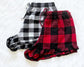 PJ Shorts  Flannel PJ Shorts Plaid PJ Shorts Customized Women's Flannel Sleep Bottoms Short 
