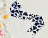 Chic personalized leopard print sash – a stylish accessory for bachelorette parties and bridal events.