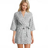 Personalized printed muslin robe for bridesmaids and wedding getting ready moments