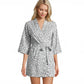 Personalized printed muslin robe for bridesmaids and wedding getting ready moments