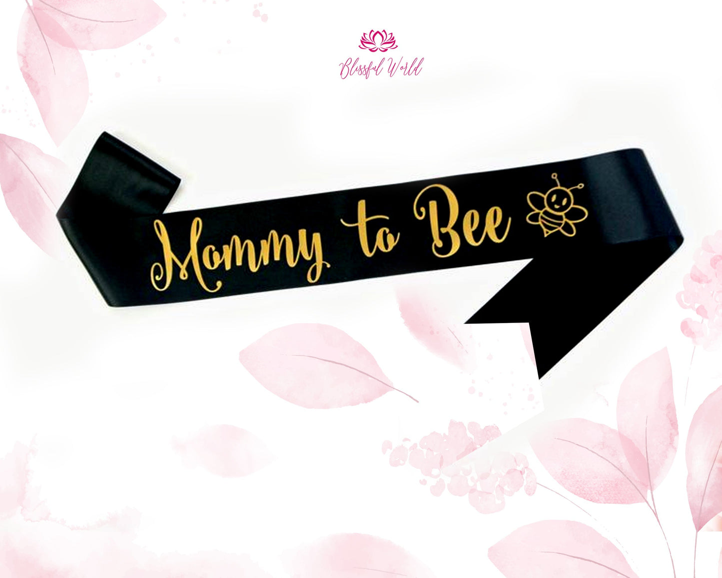 Mommy to Be Sash - Baby Shower Sash, Gender Reveal Party, New Mom Sash
