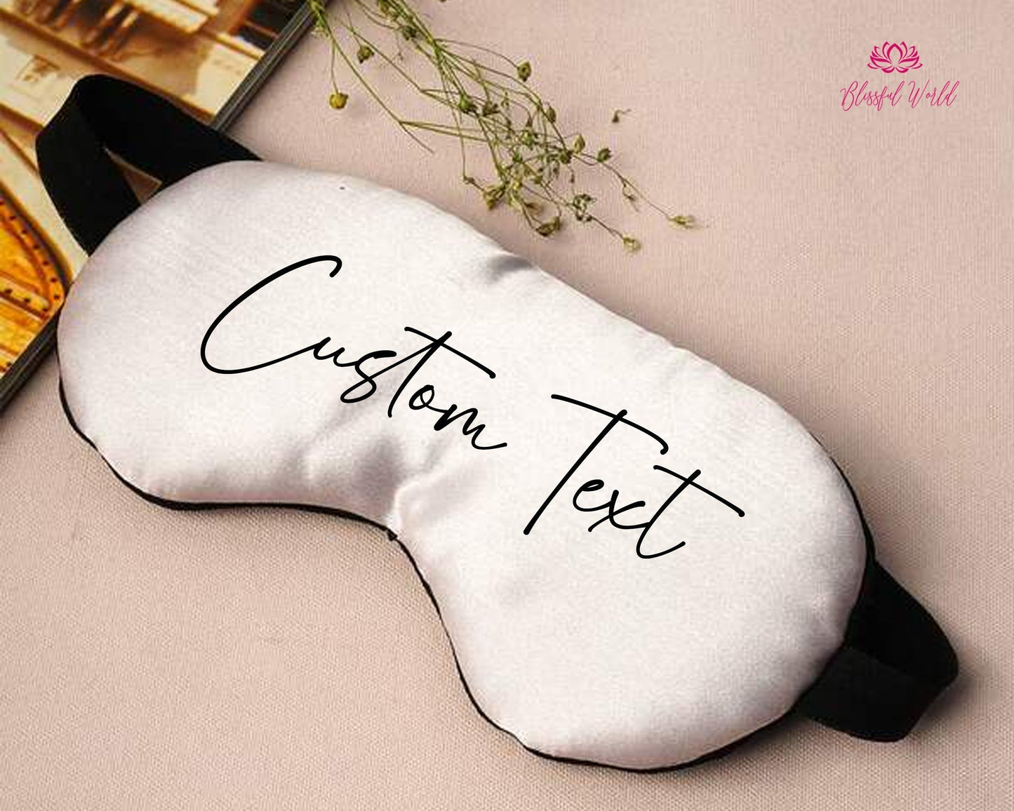 Bachelorette Party gifts, Personalized Sleep Eye Masks, Bridesmaid Gifts, Bachelorette Party Custom Sleep Mask Custom Text Party Mask Sleep Mask
