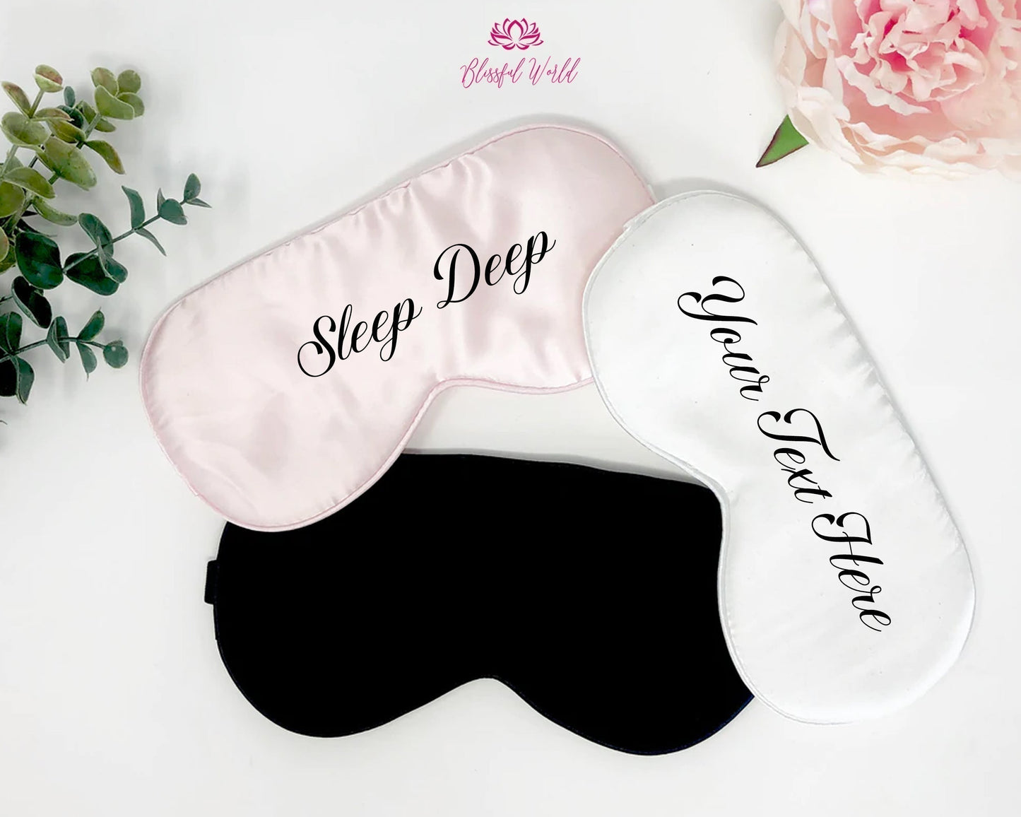 Bachelorette Party gifts, Personalized Sleep Eye Masks, Bridesmaid Gifts, Bachelorette Party Custom Sleep Mask Custom Text Party Mask Sleep Mask