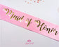 Custom Personalized Sash for Birthdays Weddings Bachelorette Bride To Be Halloween Satin With Glitter Text