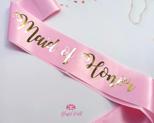 SonaGear Custom Sashes for Women - Perfect for Birthdays, Pageants,  Bachelorette Parties, Baby Showers, and More - Satin Finish, Sweet 16,  Bride, Just