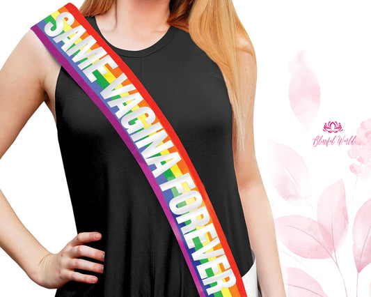 Custom LGBT Sash Personalized Custom Satin Printed Sash for Pageants, Proms, Dances, Parties