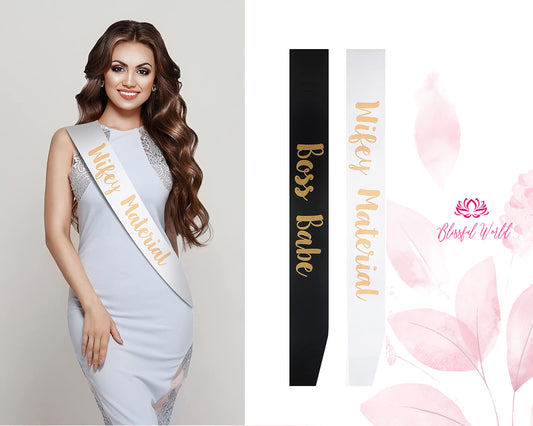 Personalise your Birthday with our Customised Sashes for 18th Birthday, 21st Birthday, 30th Birthday, 40th, 50th, 60th, 70th Birthday