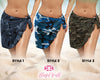 Camouflage Sarong Cover-Up – Trendy Wrap for Beach