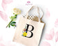 Tote Bags Cotton Shopping Bag Black / Natural