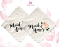 Your Message Personalised Handkerchief  / Hanky / Personalized Message / Gift Box / Cotton Handkerchiefs / White Personalized Hanky