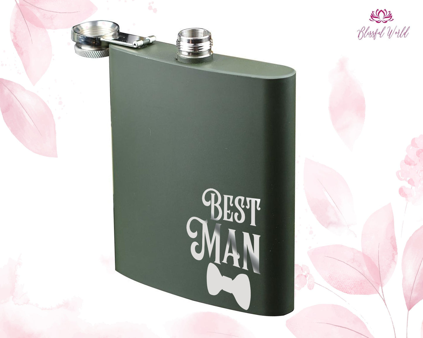 Personalized Women's Flask | Custom Women's Flask | Laser Engraved Flask | Engraved Women's Flask | Bridal Party Gift | Bridesmaid Gift