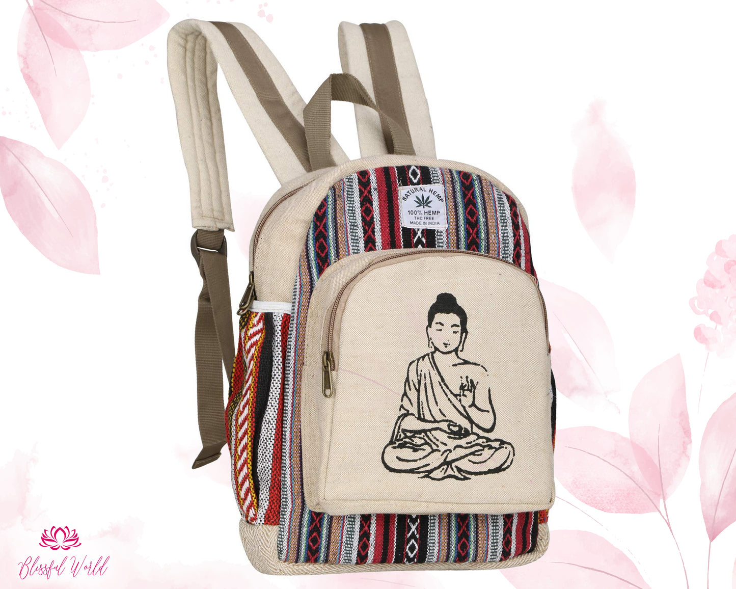 Backpack | Hemp Backpack | Gift For Her | Unisex Backpack , Christmas Gift | Eco- Friendly Vegan Backpack, Weekend Backpack, Teen Gift