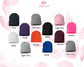 Cuffed Beanie Hat Gift - Winter Beanie for Men & Women- Ski Toboggan Custom Personalized Knit Beanies