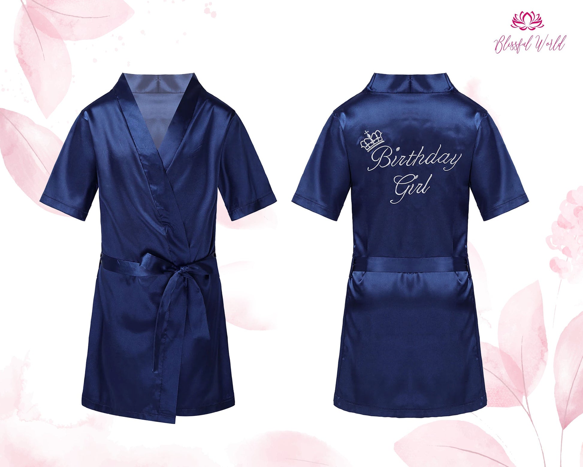 Custom Kids Robes Flower Girl Robes Satin Robes Personalized Robes Bri –