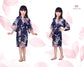 Floral Girls Robes - Flower Girl Robes - Monogram Robes for Girls Child Size Floral Robe - Flower Girl Gift Ideas