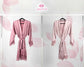 Satin Kimono Robes Lace