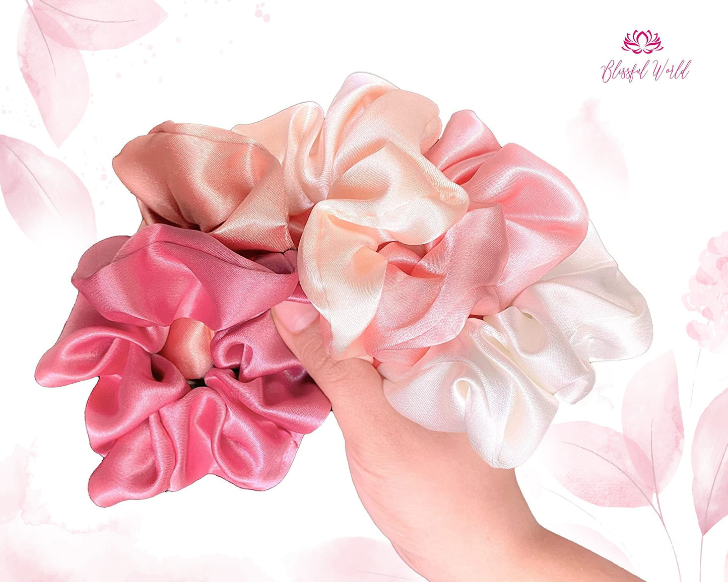 Hair Scrunchies Silky Satin Scrunchies Soft Scrunchies Bridal Scrunchies Bridesmaid Scrunchies Gift Scrunchies Hair Tie