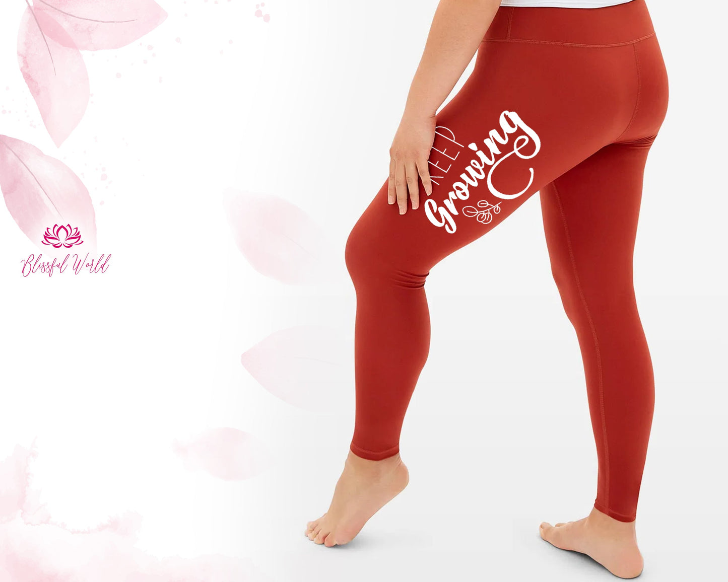 Size medium red workout leggings #workoutleggings - Depop