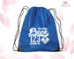 Bridal Drawstring Bags Waterproof Drawstring PE Backpack Bag sports Swimming Dance Gym School