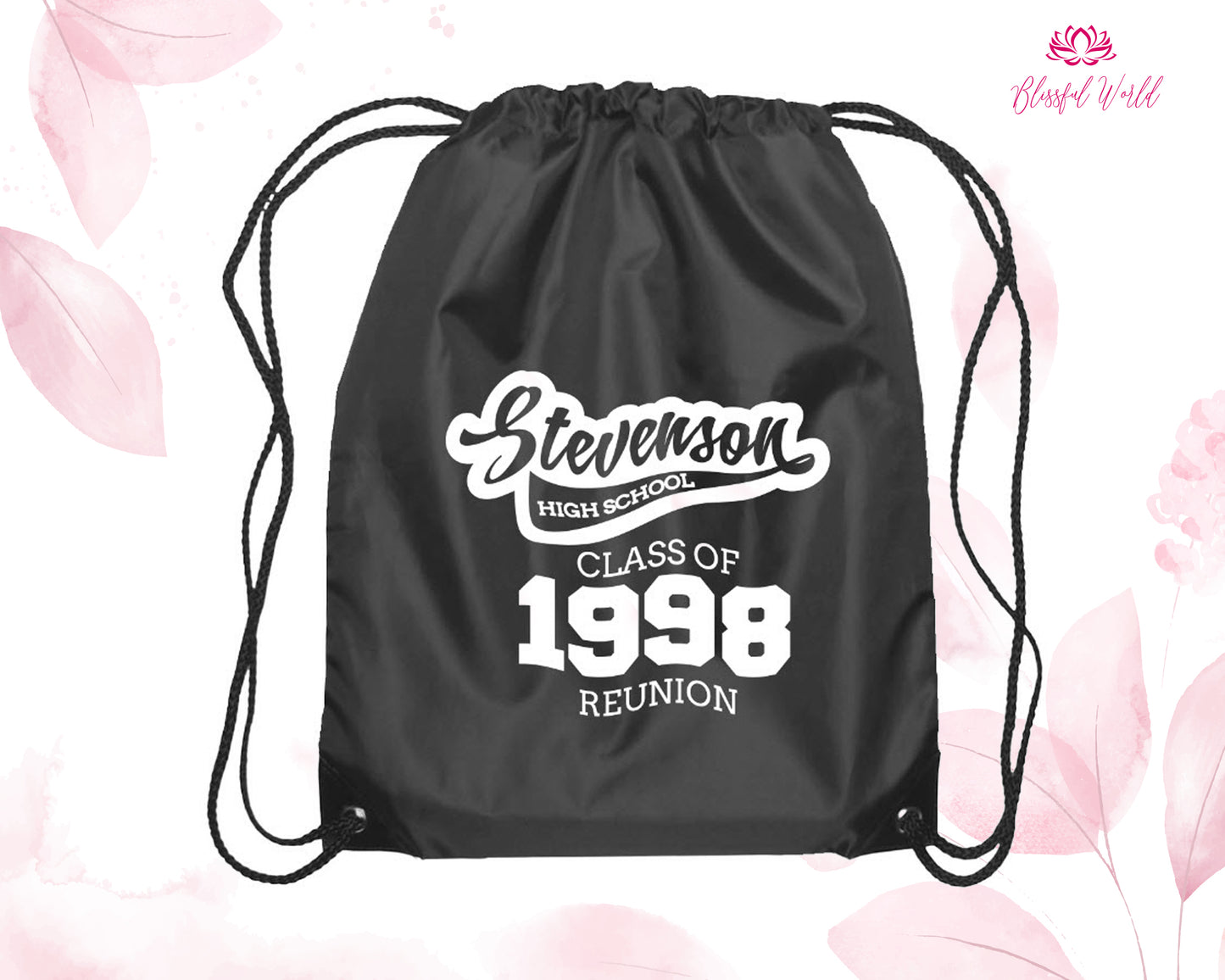 Personalized Name Drawstring Bag Customize Drawstring Custom Gym Drawstring Bag Bridal party Drawstring bag Gift For Her Wedding Gift