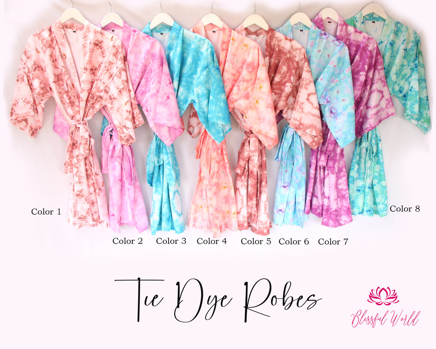 Personalized Tie Dye Robes