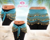 Hand Made Hip Scarf - Great for Zumba Fitness Classes and Belly Dancing Coin Skirts