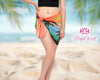 Customized Sarongs Beach Wrap Bachelorette Party Swim Cover Up Bridal Sarongs Bride Tribe Cover Up Team Bride Sarong Women Short