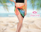 Customized Sarongs Beach Wrap Bachelorette Party Swim Cover Up Bridal Sarongs Bride Tribe Cover Up Team Bride Sarong Women Short