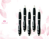 LED Lighted Stylus Pen Wrapped Peptide Pen with Iridescent Skin