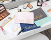 Custom Cosmetic Bag Makeup Bag for Bridesmaids Canvas Makeup Bag Matching Bridesmaid Gifts Personalized Gift For Bridesmaid 