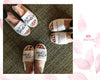 Custom Spa Slippers – Hotel Hammam Airbnb Wedding Gift Personalized Guest Slippers  Disposable & Reusable Options