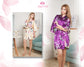 Floral Satin Robe Custom Satin Robe Usa