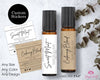 Custom Printed Logo Label Stickers on roll for your product packaging Personalized Labels 